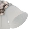 Westinghouse Ceiling Fan -Light Kit 3Lgt Cluster, Brushed Nickel Frosted Ribbed Glass 7784900